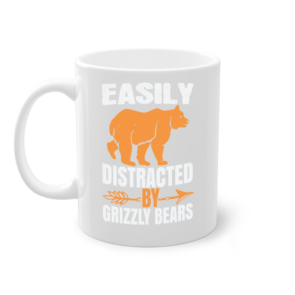 easily distracted by grizzly bears 1#- bear-Mug / Coffee Cup