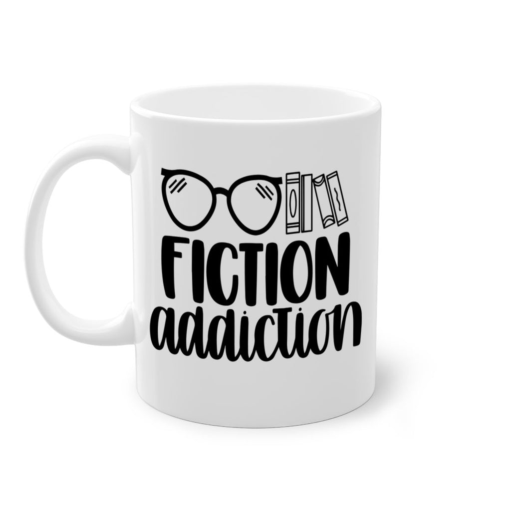 fiction addiction 40#- Reading - Books-Mug / Coffee Cup