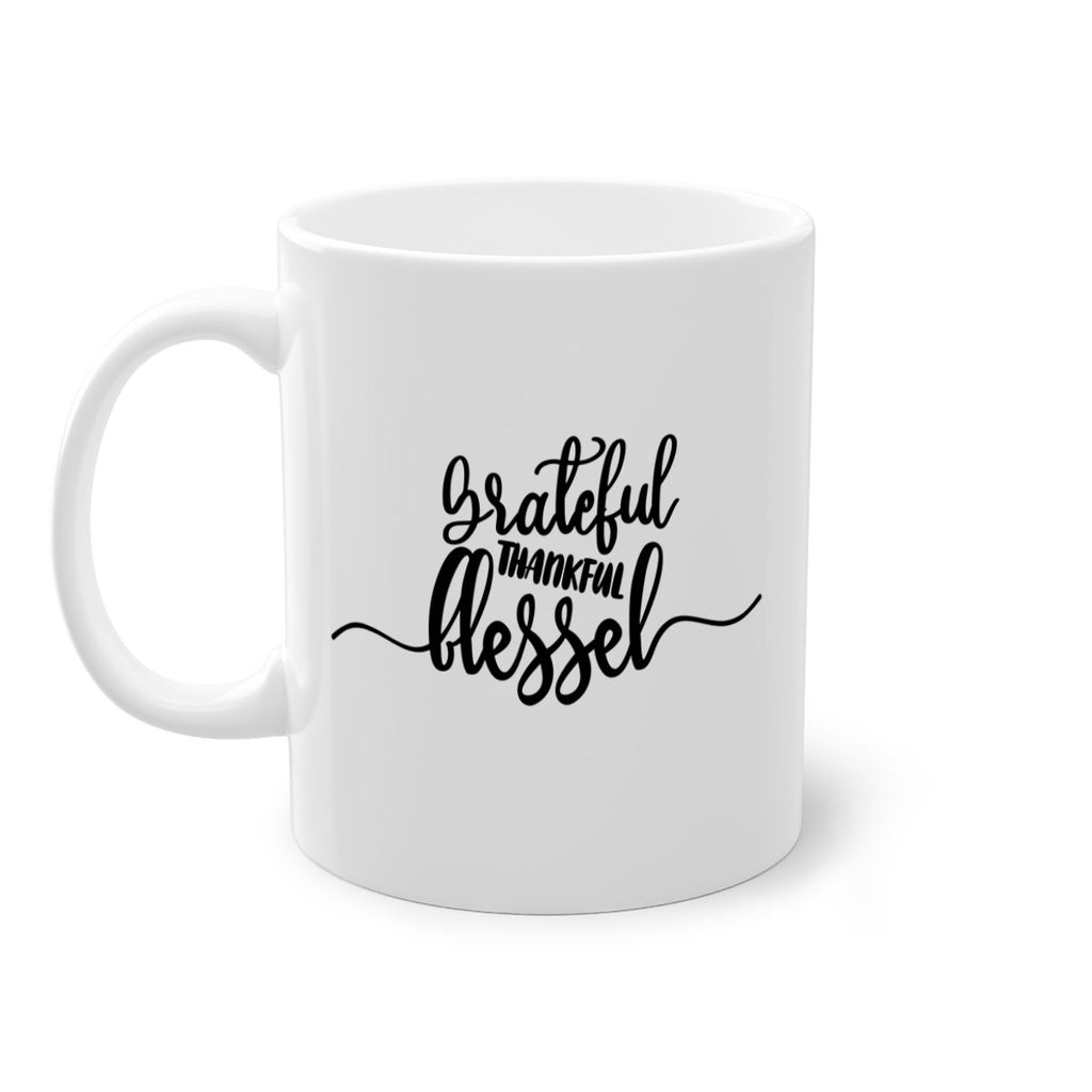 grateful thankful blessed 56#- thanksgiving-Mug / Coffee Cup
