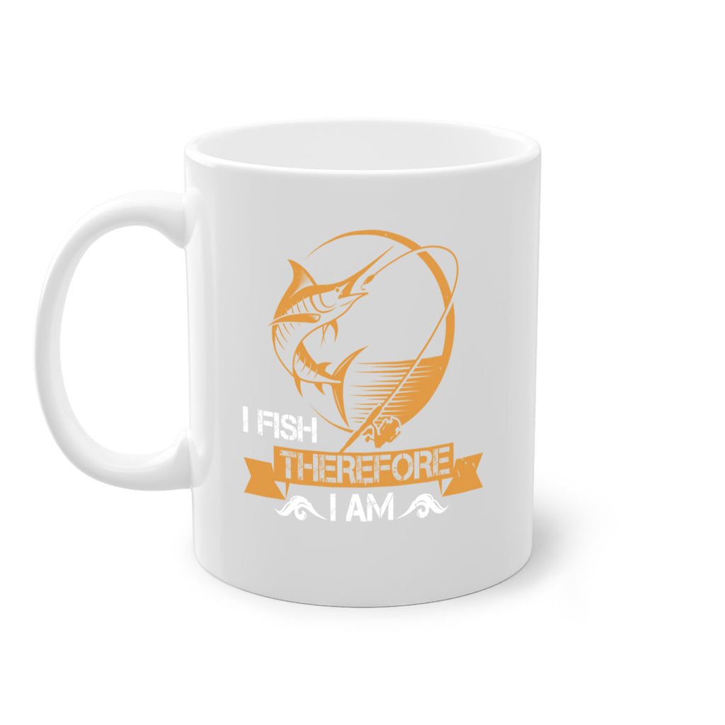 i fish therefore i am 255#- fishing-Mug / Coffee Cup