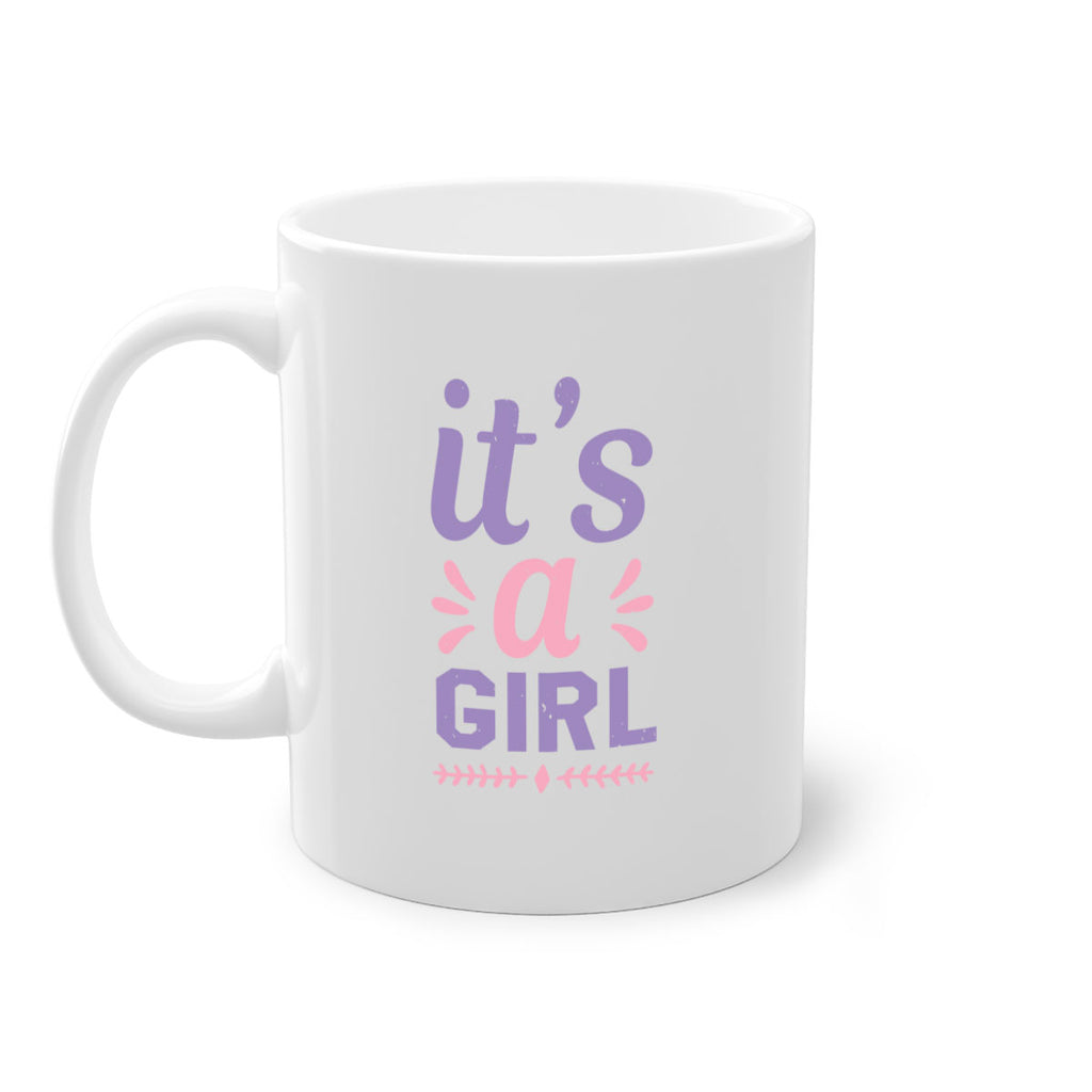 its a girl Style 32#- baby shower-Mug / Coffee Cup