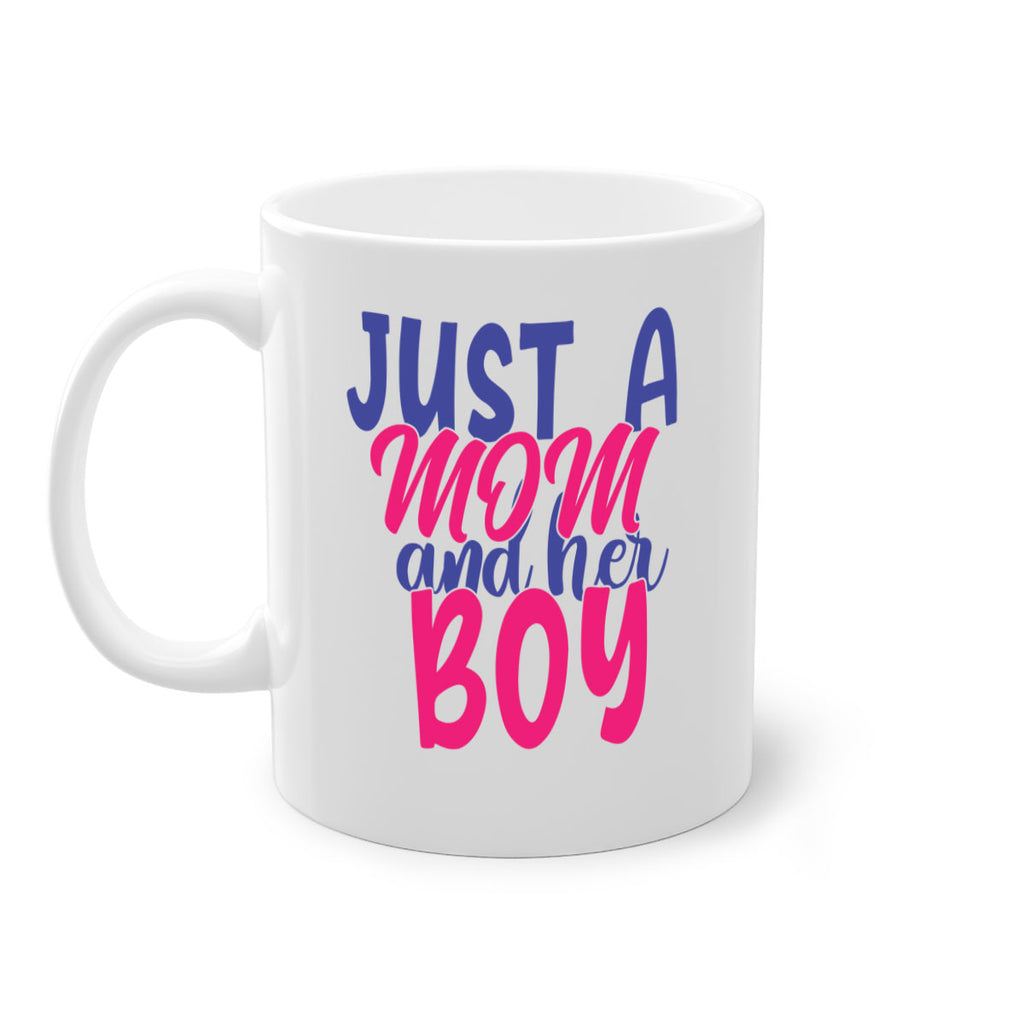 just a mom and her boy 392#- mom-Mug / Coffee Cup