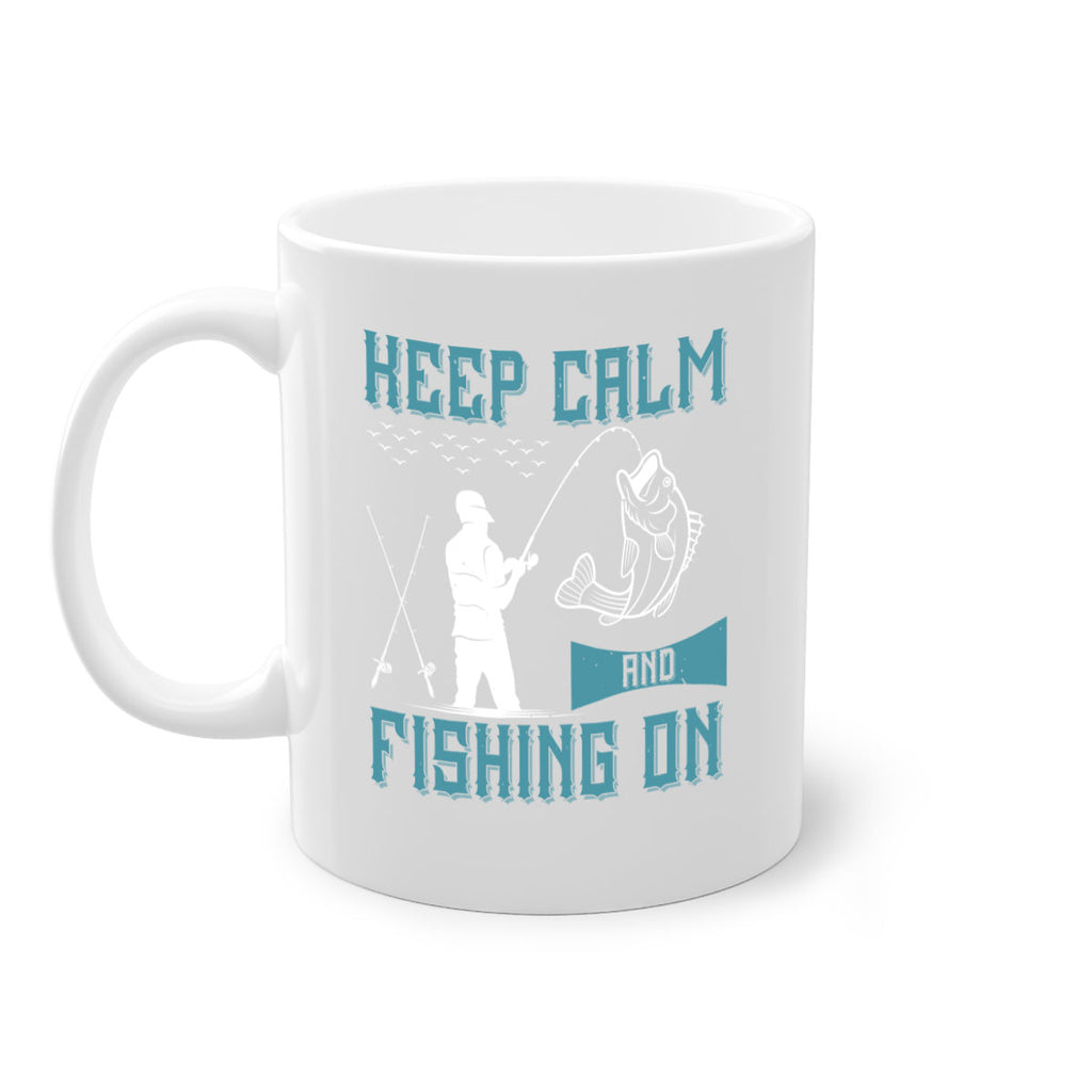 keep calm and fishing on 248#- fishing-Mug / Coffee Cup