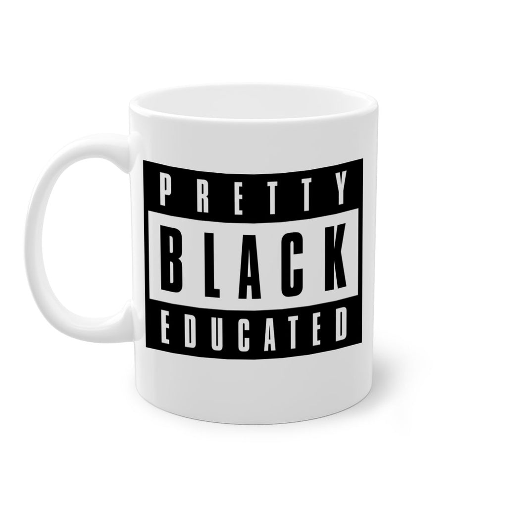 pretty black educated 50#- black words - phrases-Mug / Coffee Cup