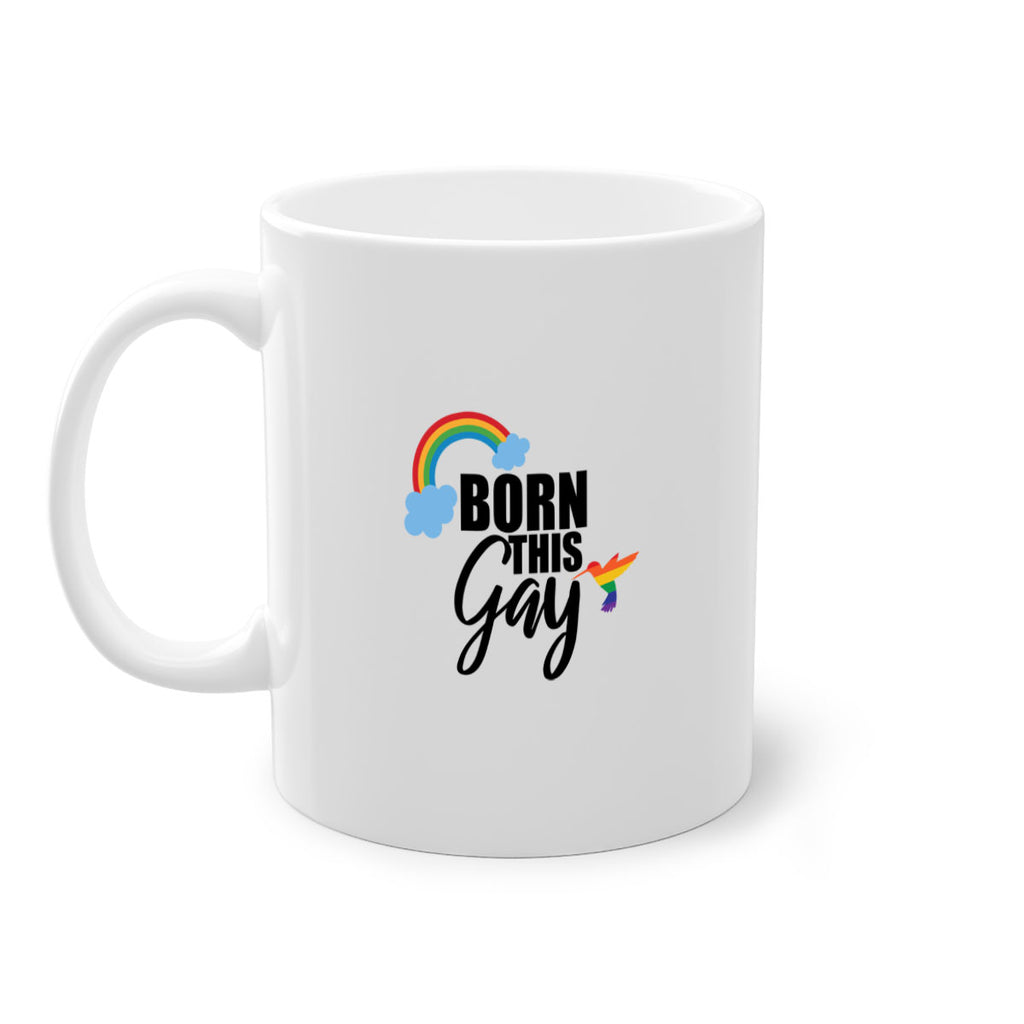 pride born this gay 68#- lgbt-Mug / Coffee Cup