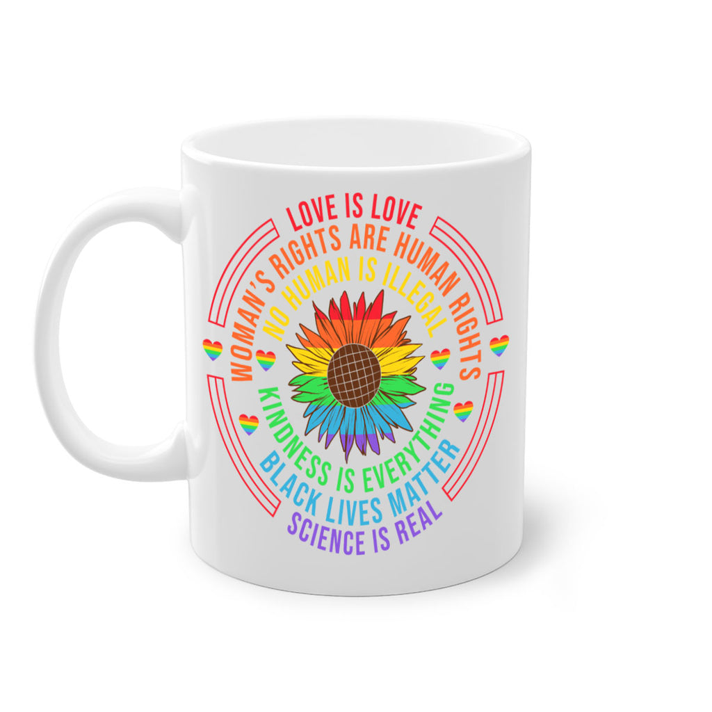 rainbow lgbt pride flower lgbt 27#- lgbt-Mug / Coffee Cup