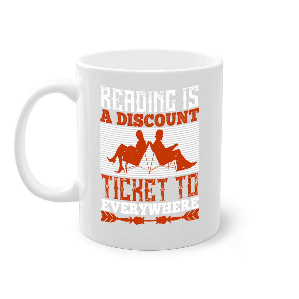 reading is a discount ticket to everywhere 17#- Reading - Books-Mug / Coffee Cup