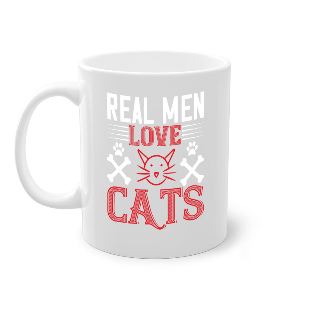 real man love cats Style 113#- cat-Mug / Coffee Cup