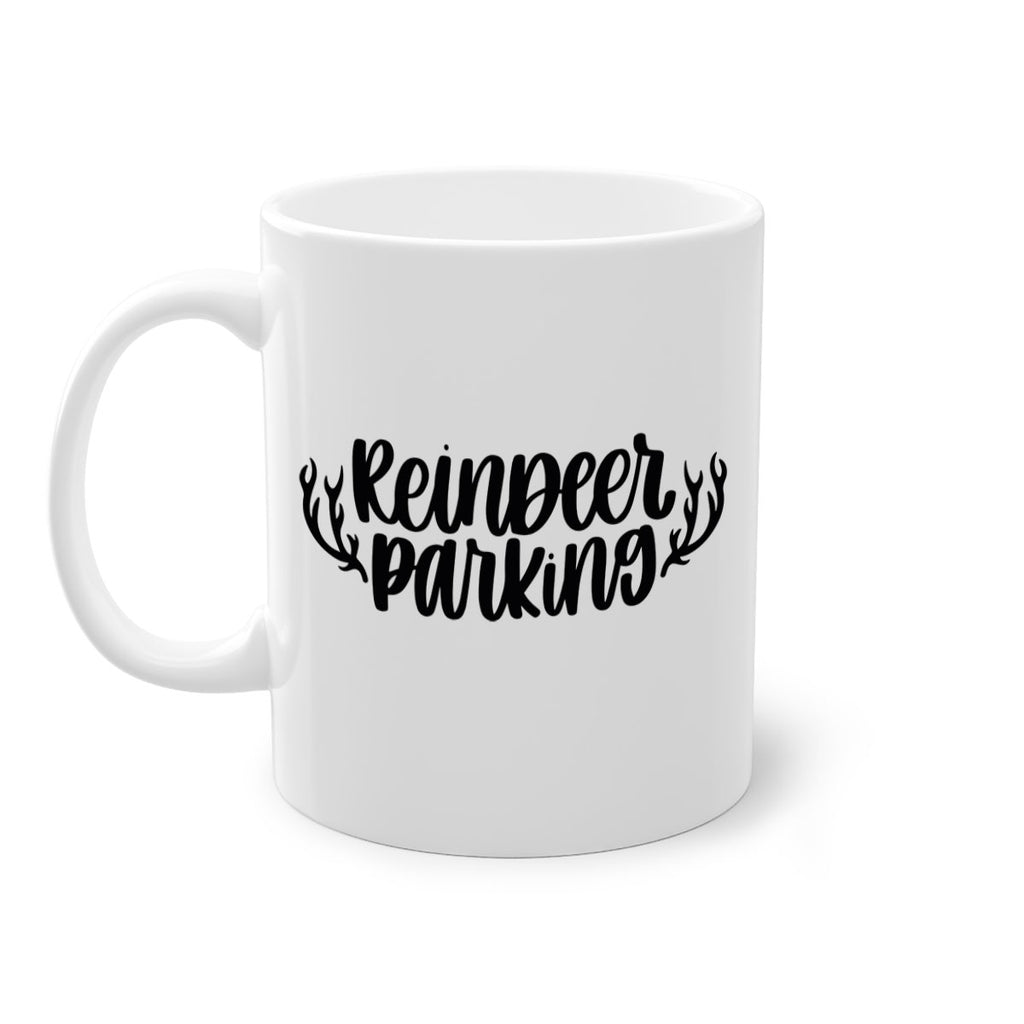reindeer parking 64#- christmas-Mug / Coffee Cup
