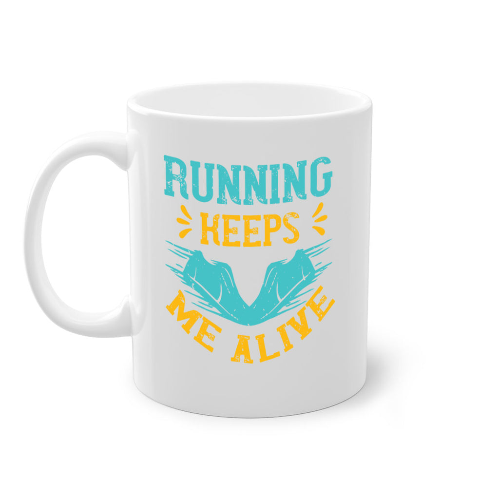 running keeps me alive 19#- running-Mug / Coffee Cup
