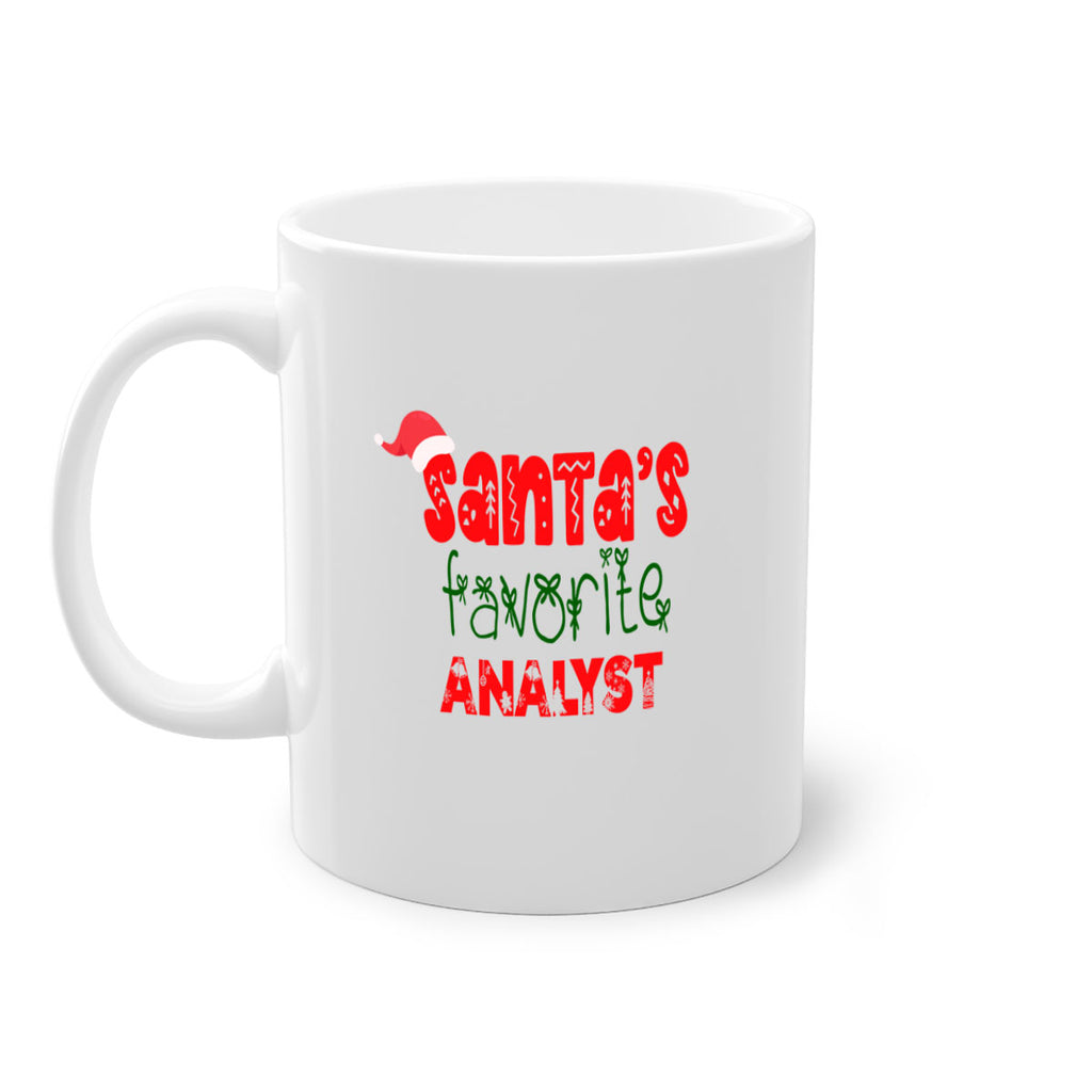 santas favorite analyst style 638#- christmas-Mug / Coffee Cup