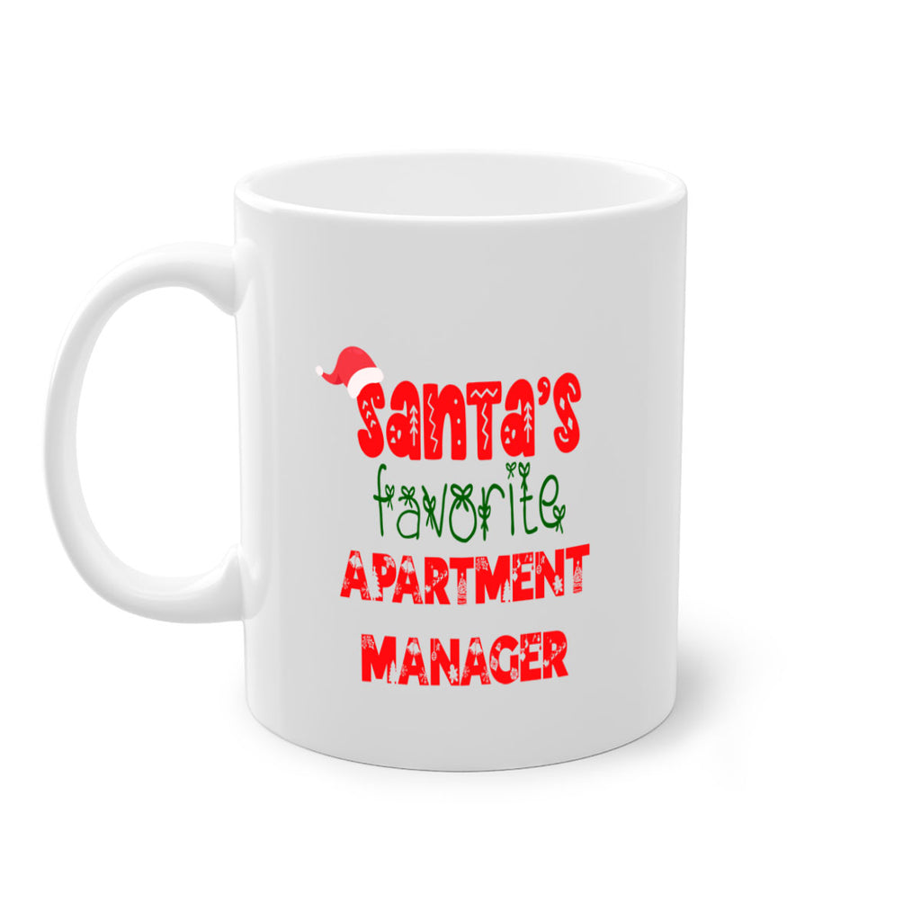 santas favorite apartment manager style 644#- christmas-Mug / Coffee Cup