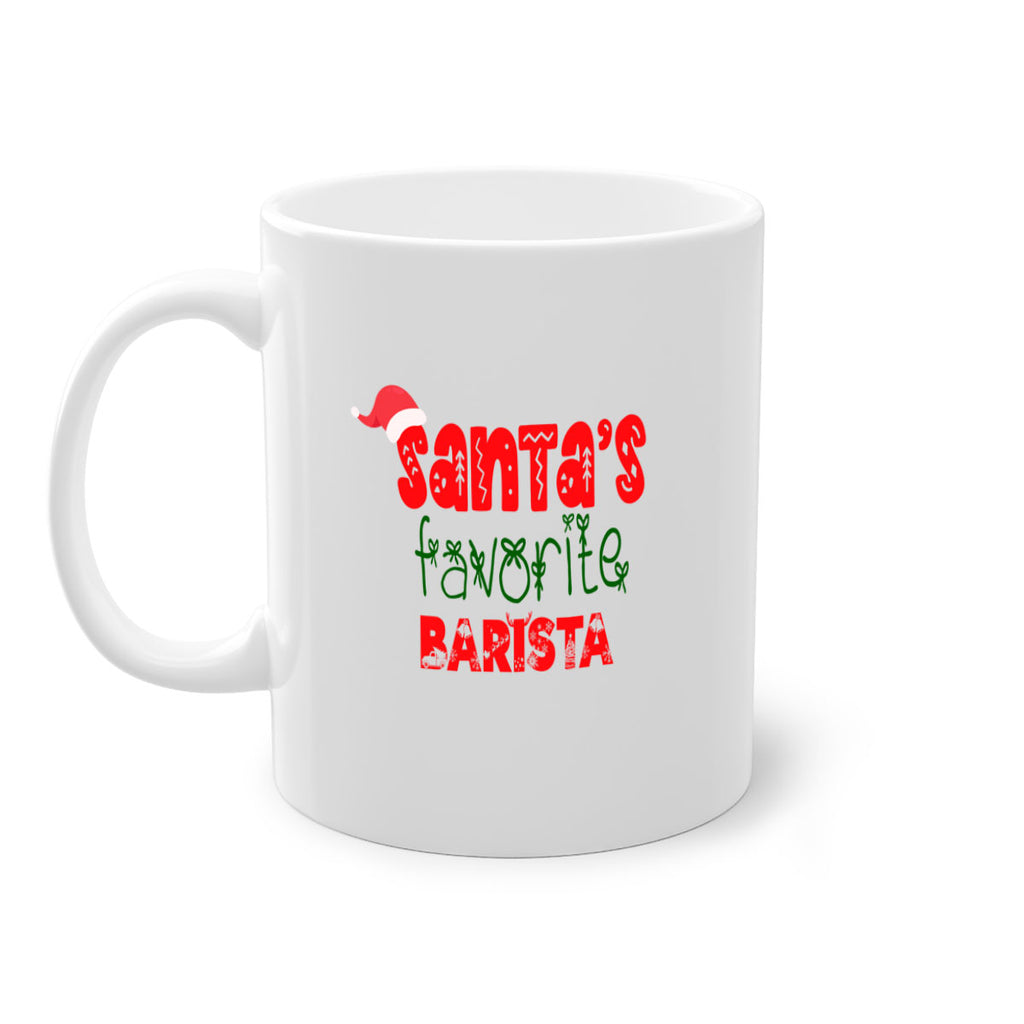 santas favorite barista style 676#- christmas-Mug / Coffee Cup