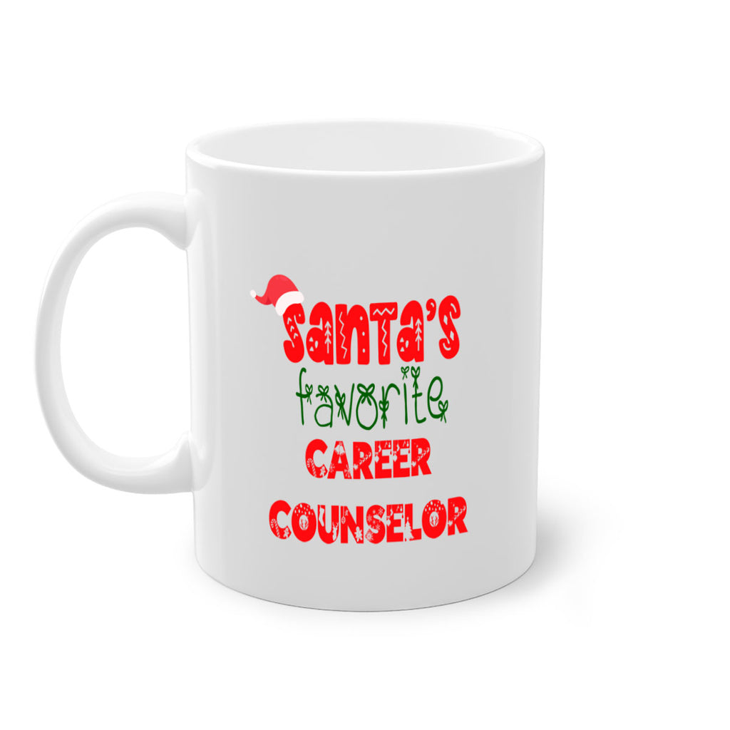 santas favorite career counselor style 698#- christmas-Mug / Coffee Cup