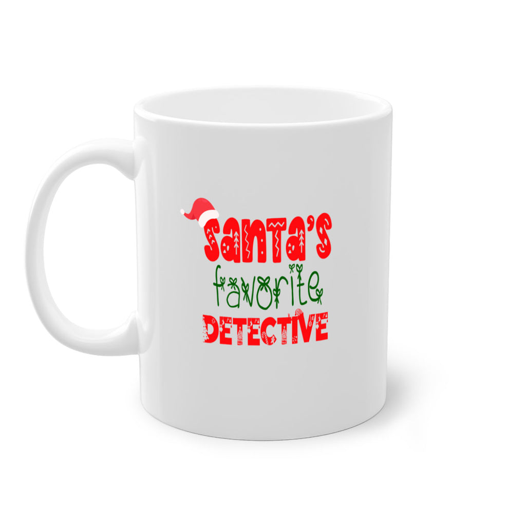 santas favorite detective style 779#- christmas-Mug / Coffee Cup