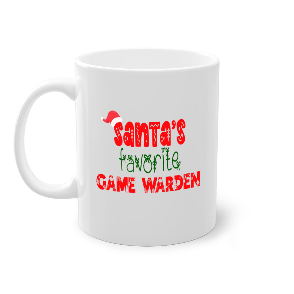 santas favorite game warden style 835#- christmas-Mug / Coffee Cup