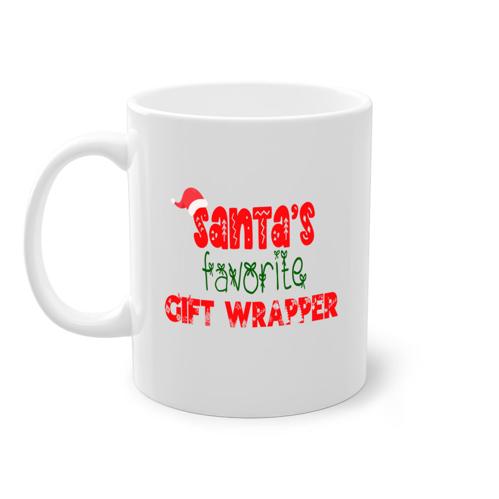 santas favorite gift wrapper style 840#- christmas-Mug / Coffee Cup