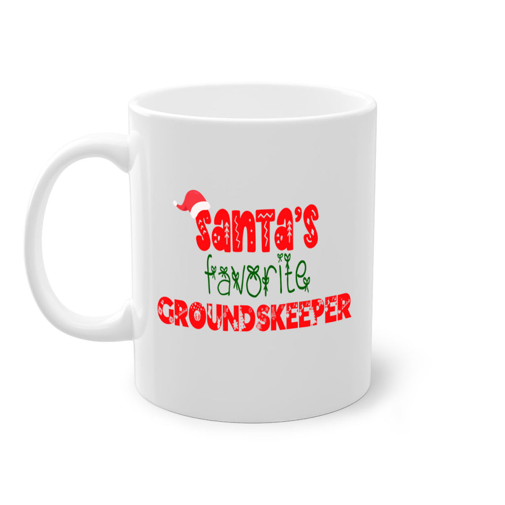 santas favorite groundskeeper style 857#- christmas-Mug / Coffee Cup