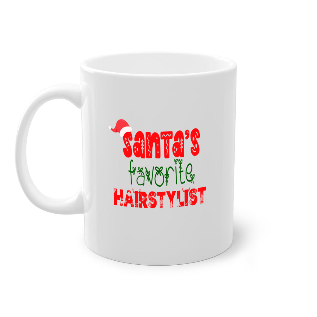santas favorite hairstylist style 863#- christmas-Mug / Coffee Cup