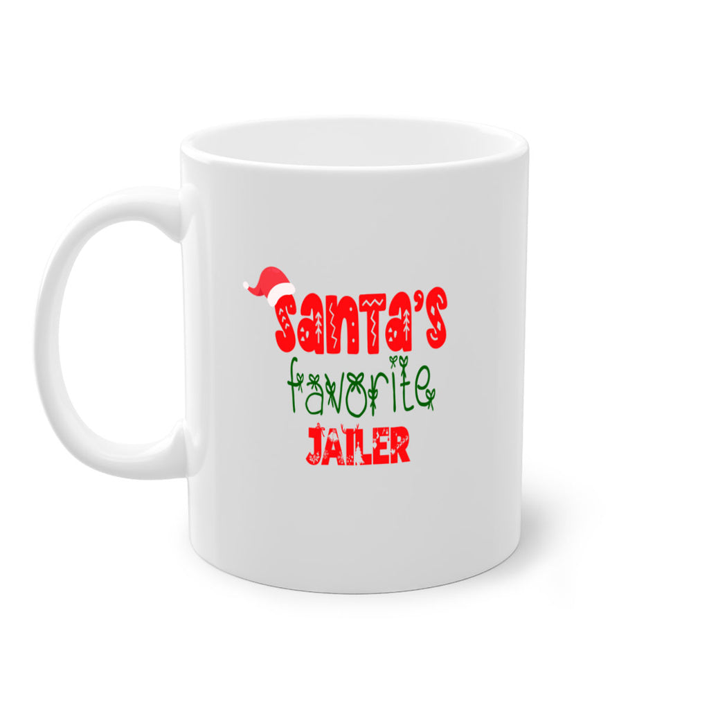 santas favorite jailer style 898#- christmas-Mug / Coffee Cup