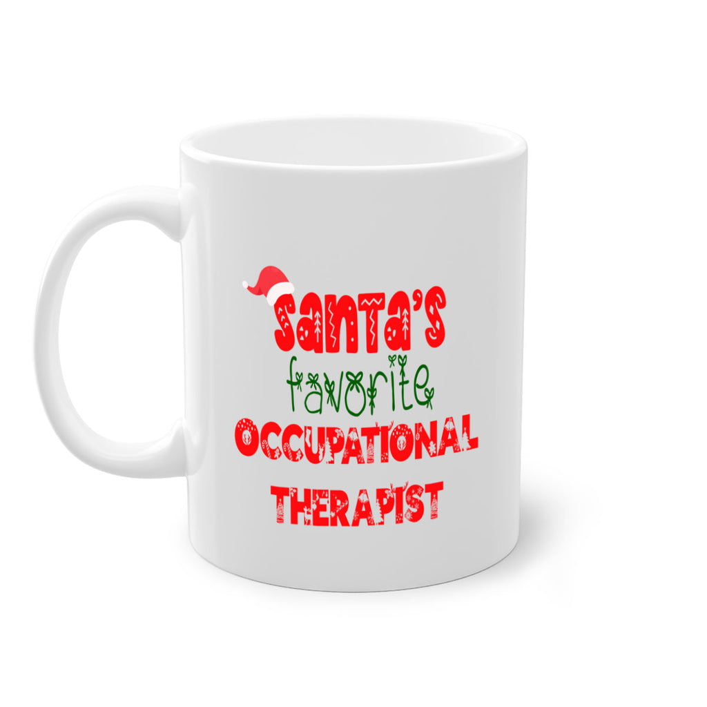 santas favorite occupational therapist style 983#- christmas-Mug / Coffee Cup