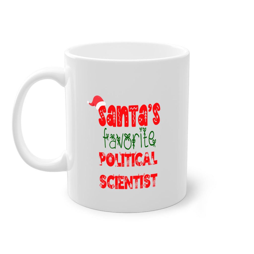santas favorite political scientist style 1028#- christmas-Mug / Coffee Cup