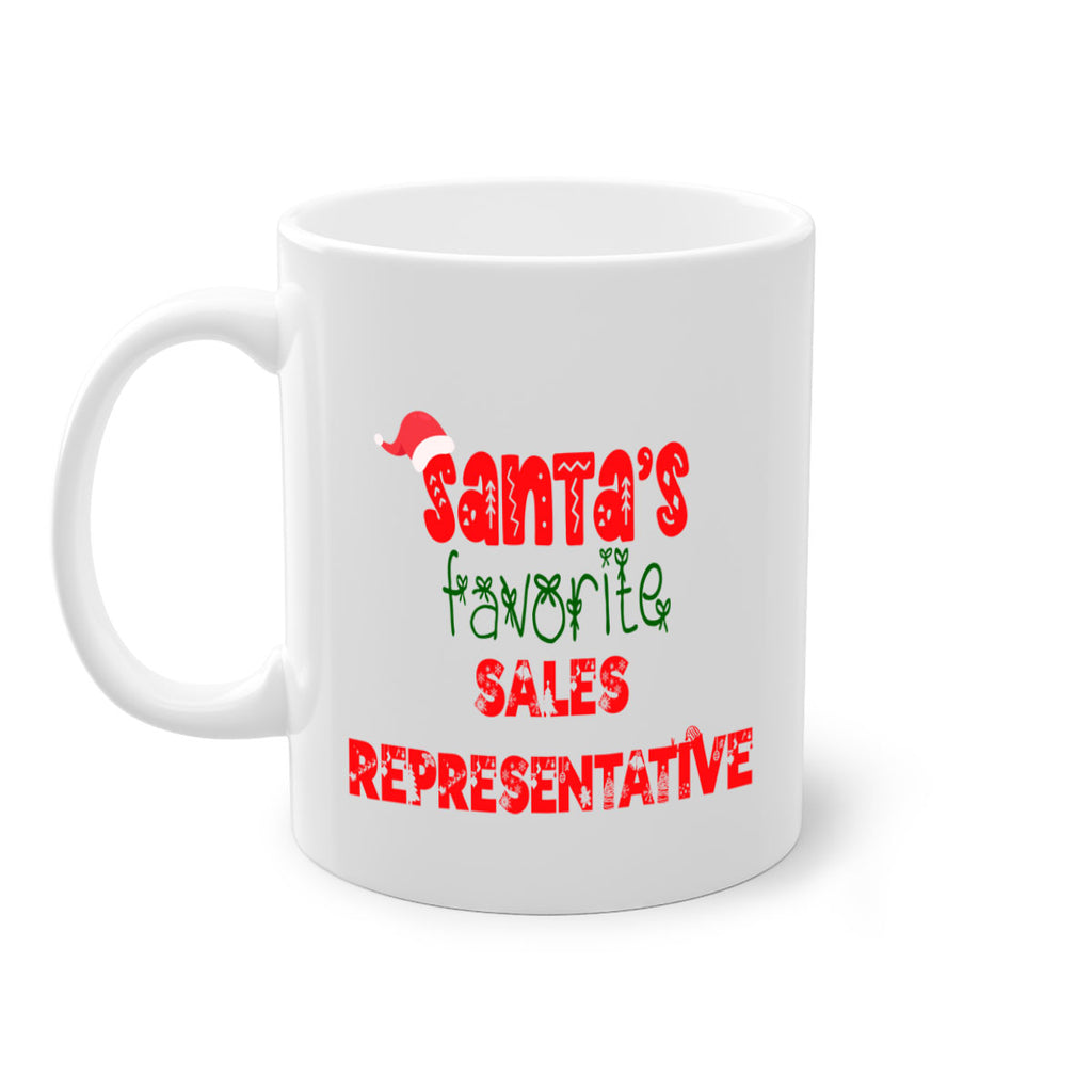 santas favorite sales representative style 1068#- christmas-Mug / Coffee Cup
