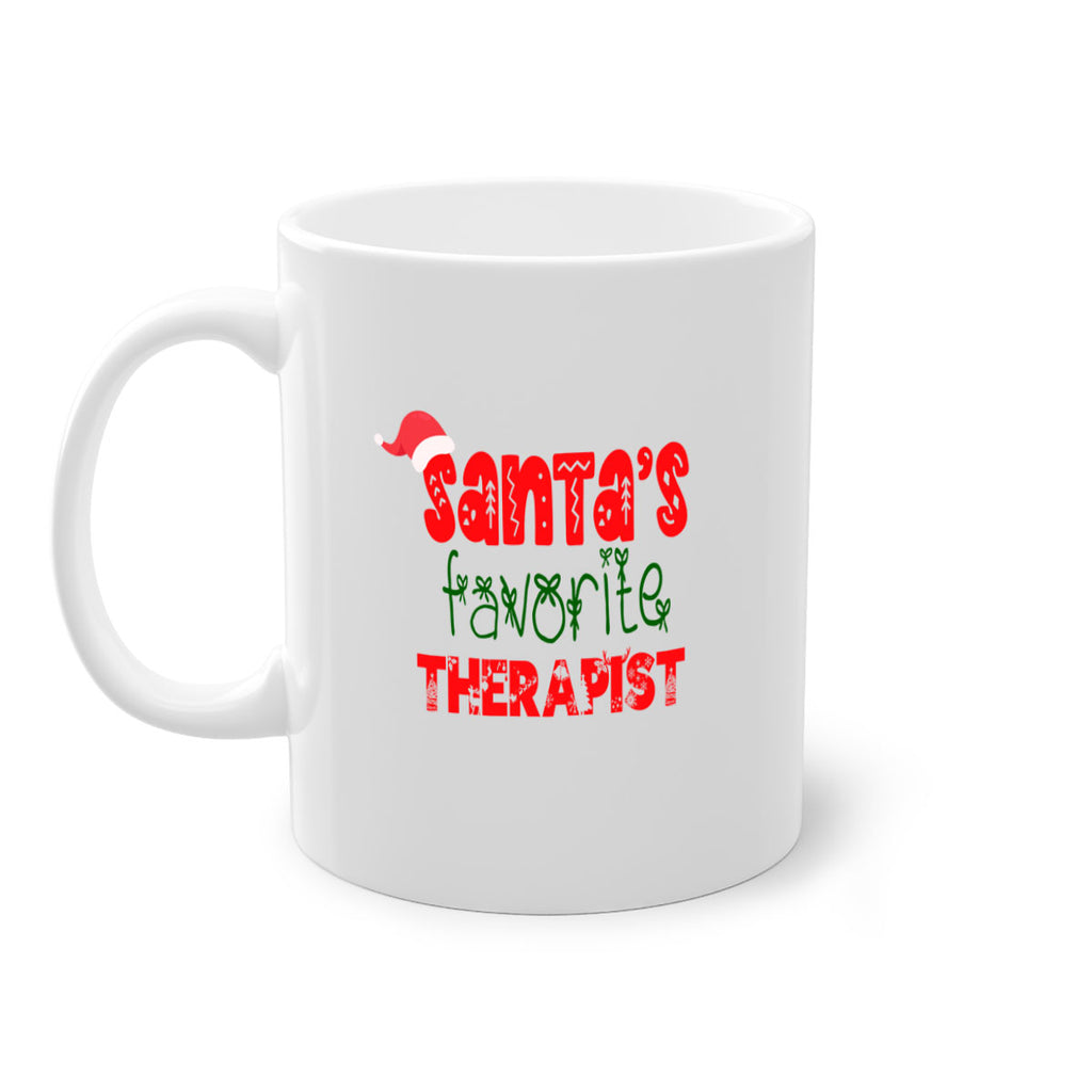 santas favorite therapist style 1122#- christmas-Mug / Coffee Cup