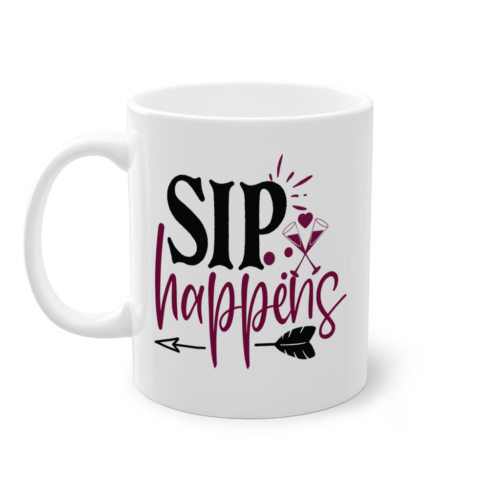 sip happens 164#- wine-Mug / Coffee Cup