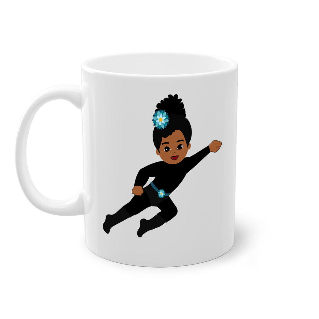 super kids girl 10#- Black women - Girls-Mug / Coffee Cup