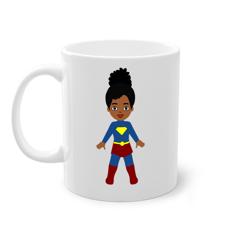 super kids girl 4#- Black women - Girls-Mug / Coffee Cup