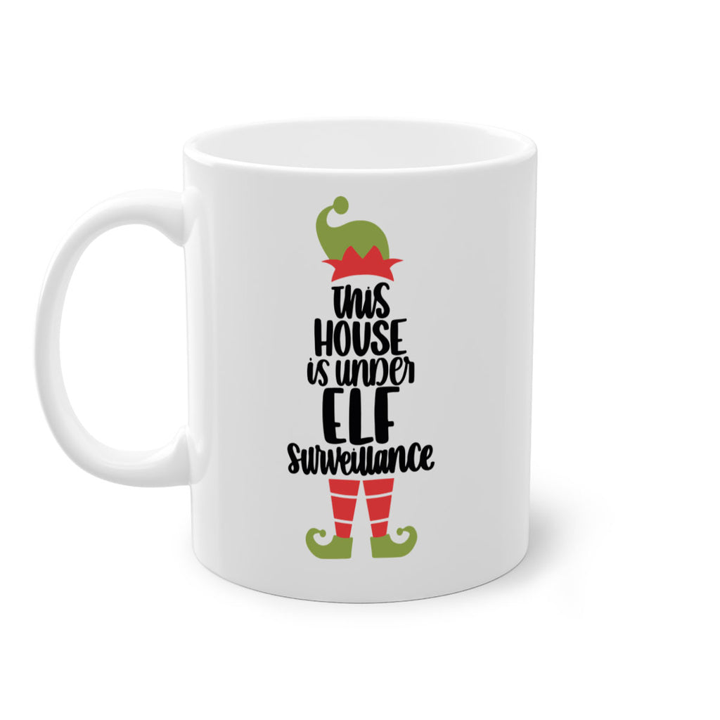 this house is under elf surveillance 38#- christmas-Mug / Coffee Cup