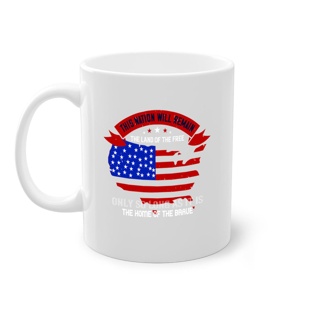 this nation will remain the land of the free only so long as it is the home of the brave 84#- veterns day-Mug / Coffee Cup