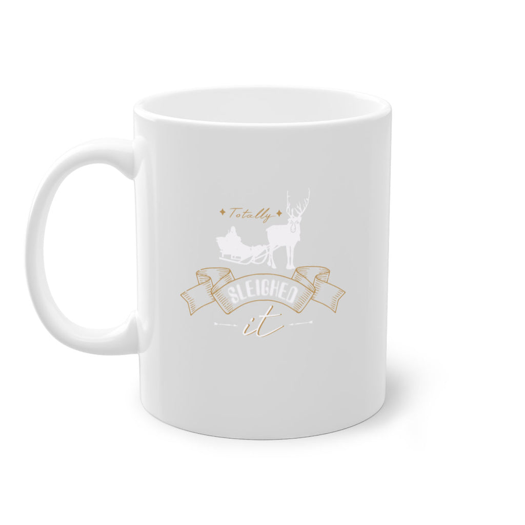 totally sleighed it 333#- christmas-Mug / Coffee Cup
