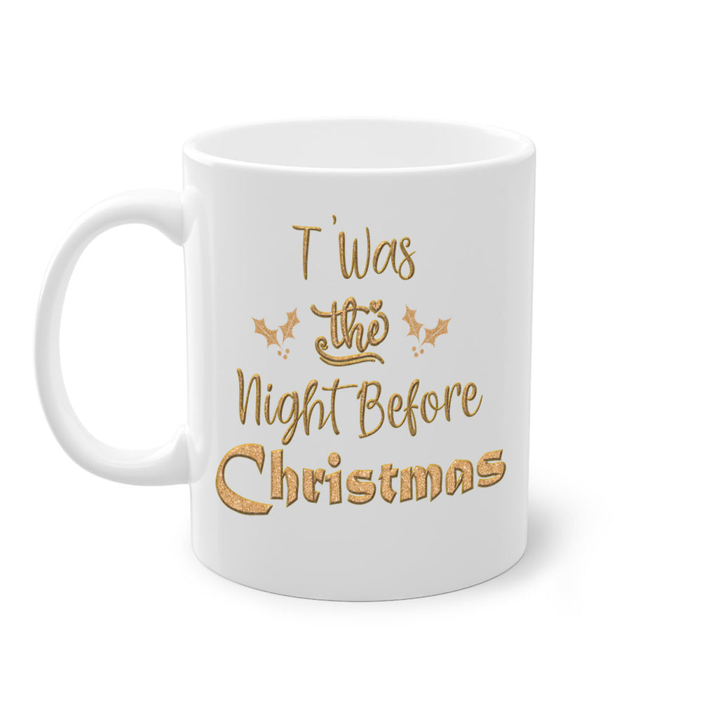 twas the night before christmas gold 439#- christmas-Mug / Coffee Cup