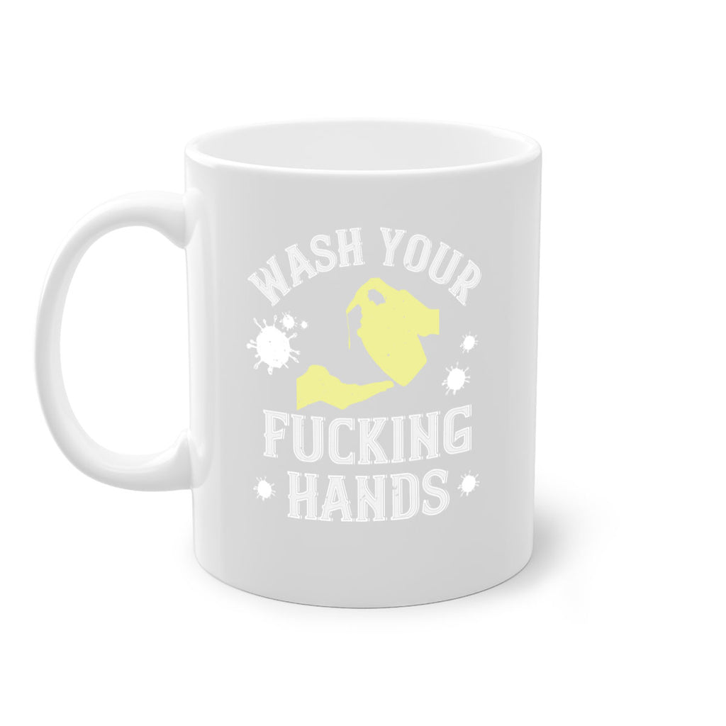 wash your fucking hands Style 16#- corona virus-Mug / Coffee Cup