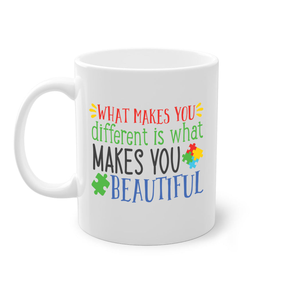 what makes you different is what makes you beautiful Style 3#- autism-Mug / Coffee Cup