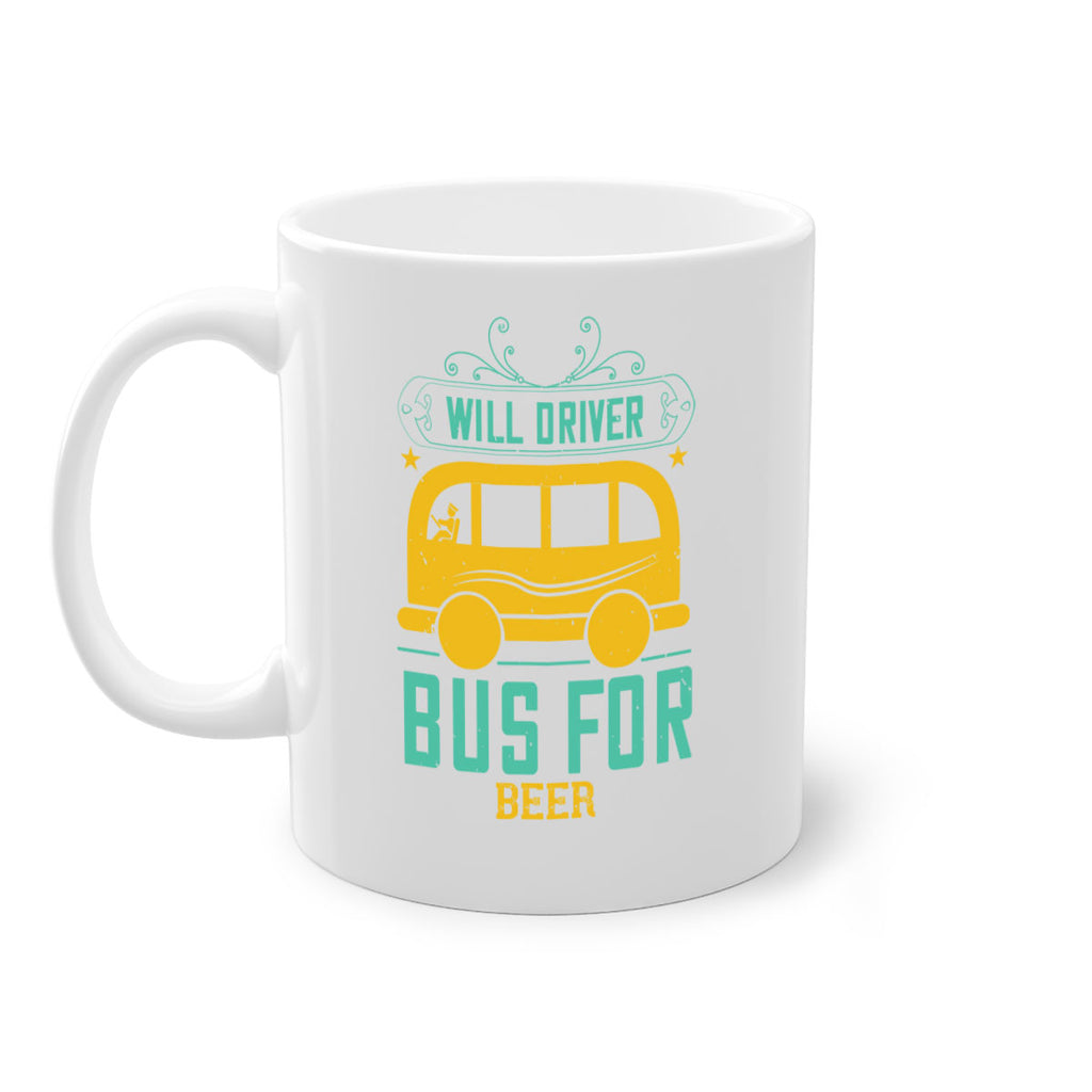 will driver bus for beer Style 6#- bus driver-Mug / Coffee Cup
