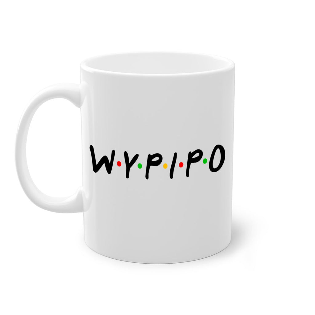 wypipo 7#- black words - phrases-Mug / Coffee Cup