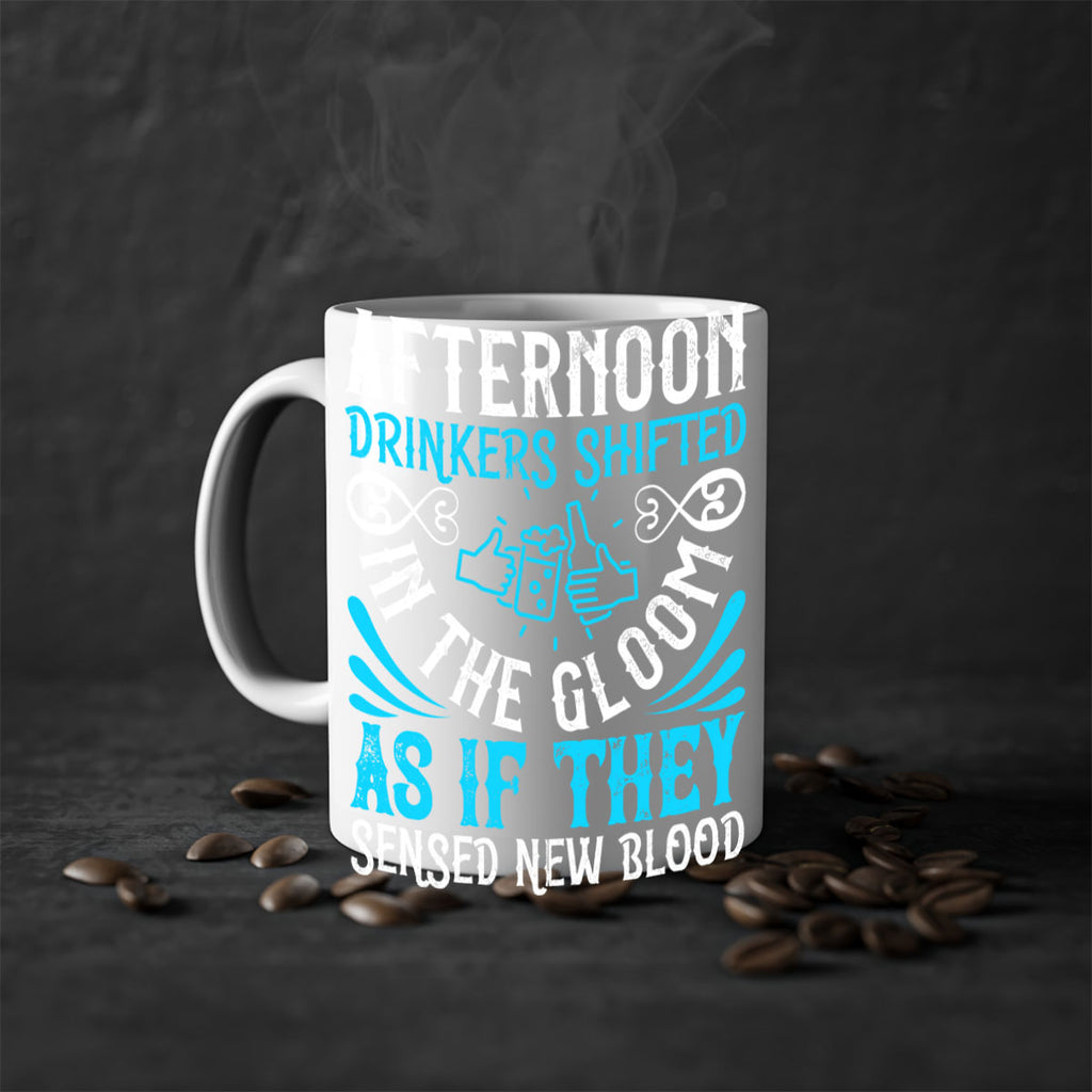 Afternoon drinkers shifted in the gloom as if they sensed new blood Style 28#- Dog-Mug / Coffee Cup