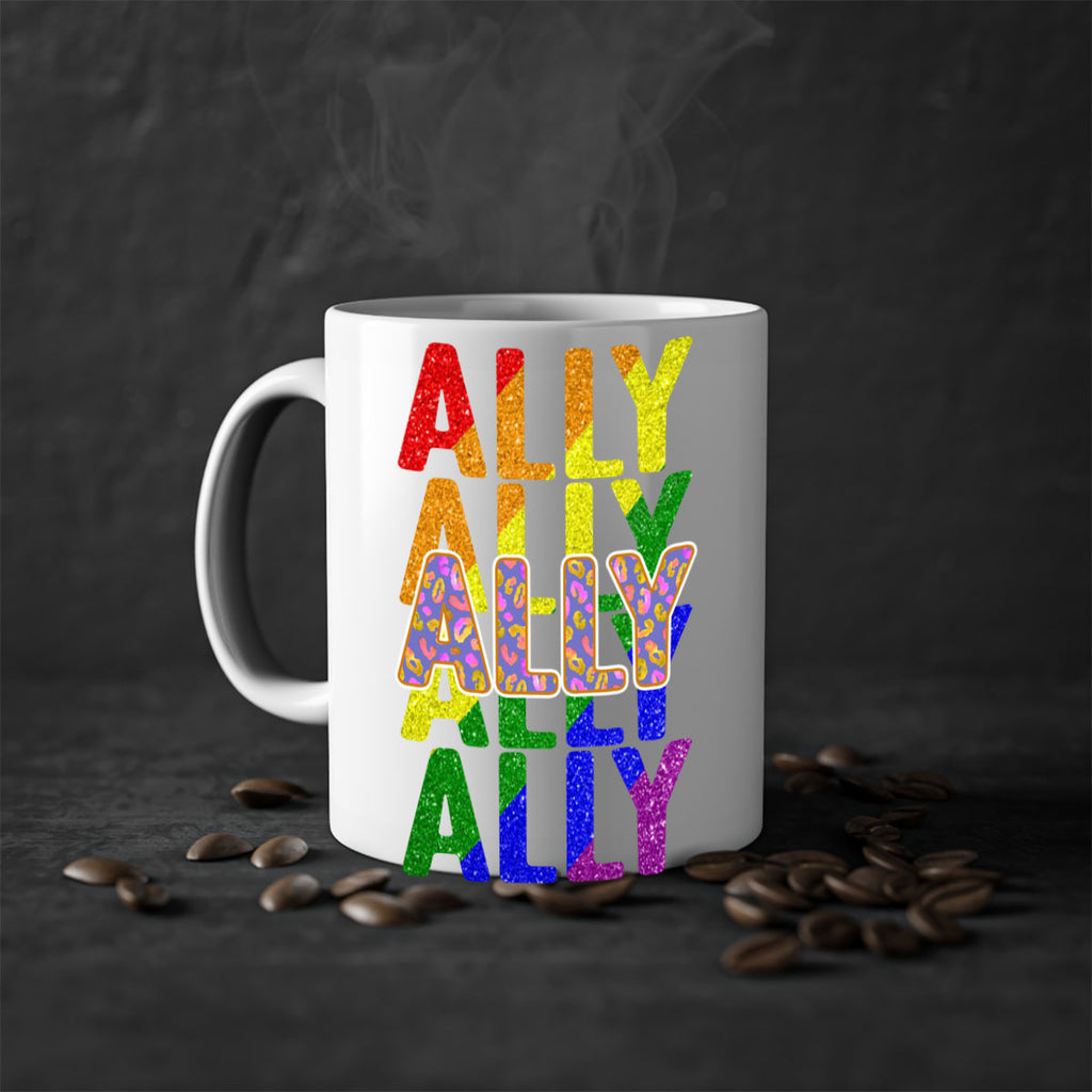 Ally Lgbt Pride Rainbow Flag Ally Png 22#- lgbt-Mug / Coffee Cup