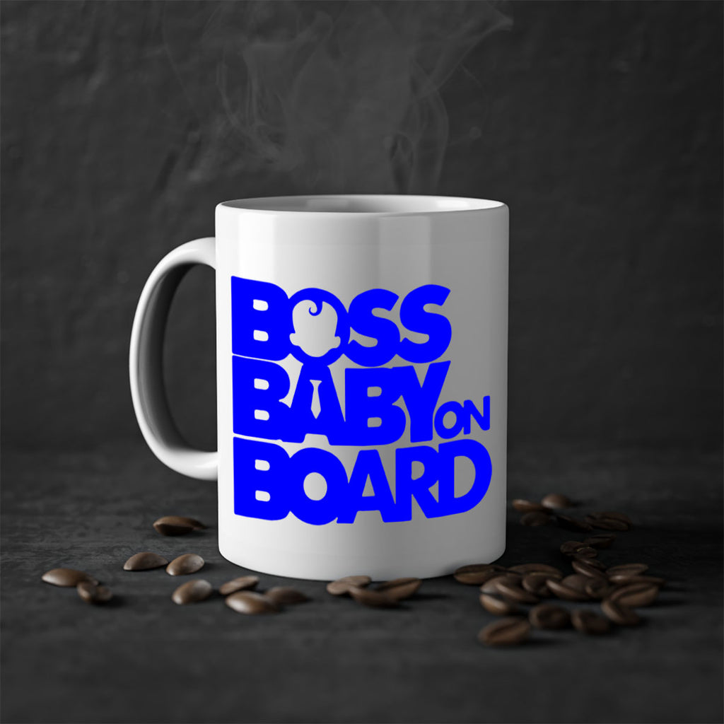 Boss Baby On Board 2#- black words - phrases-Mug / Coffee Cup