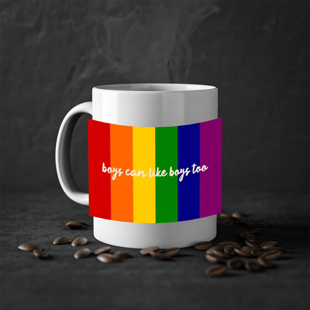 Boys can like Boys too 17#- lgbt-Mug / Coffee Cup