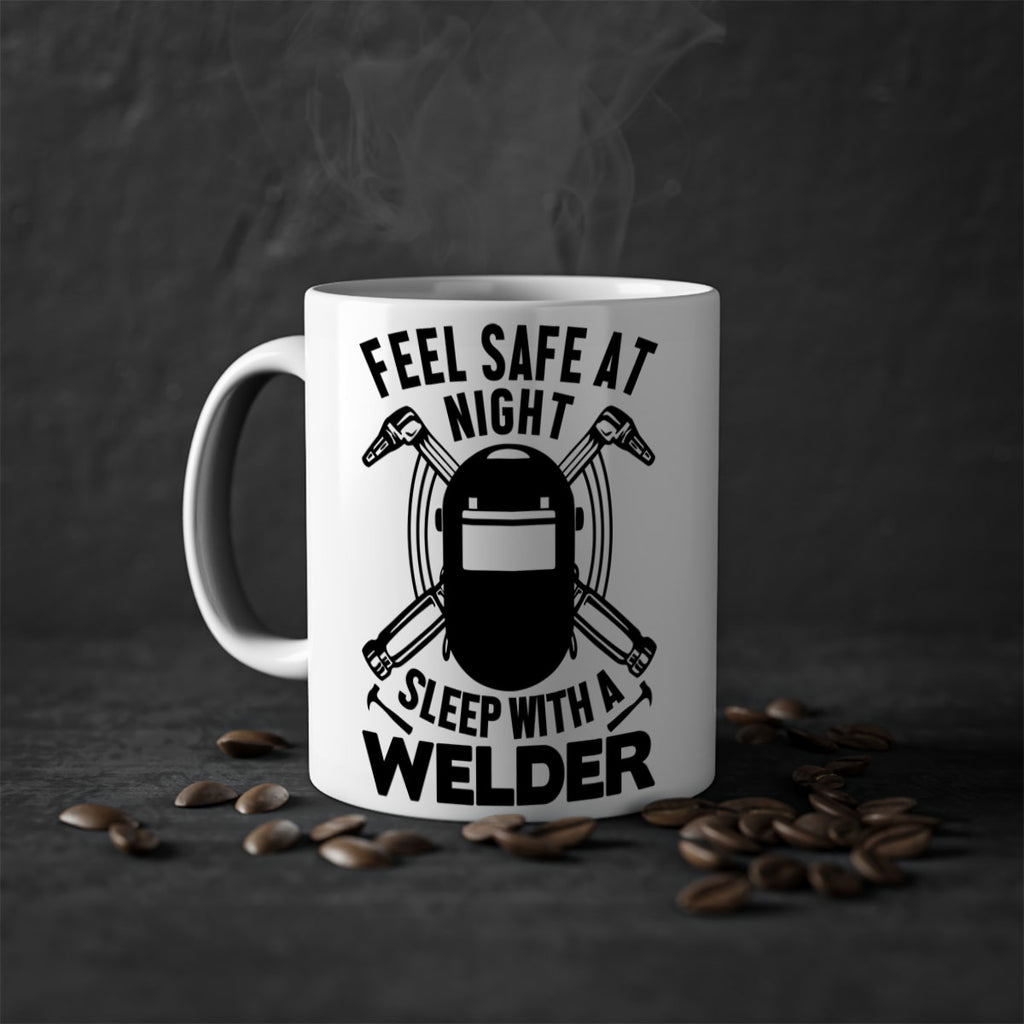 Feel safe at night Style 9#- welder-Mug / Coffee Cup