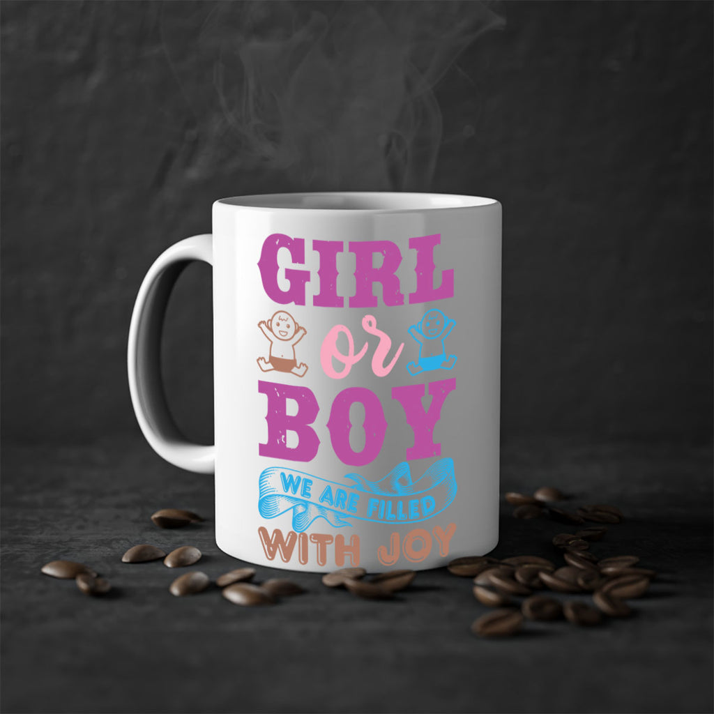Girl or boy we are filled with joy Style 38#- baby shower-Mug / Coffee Cup