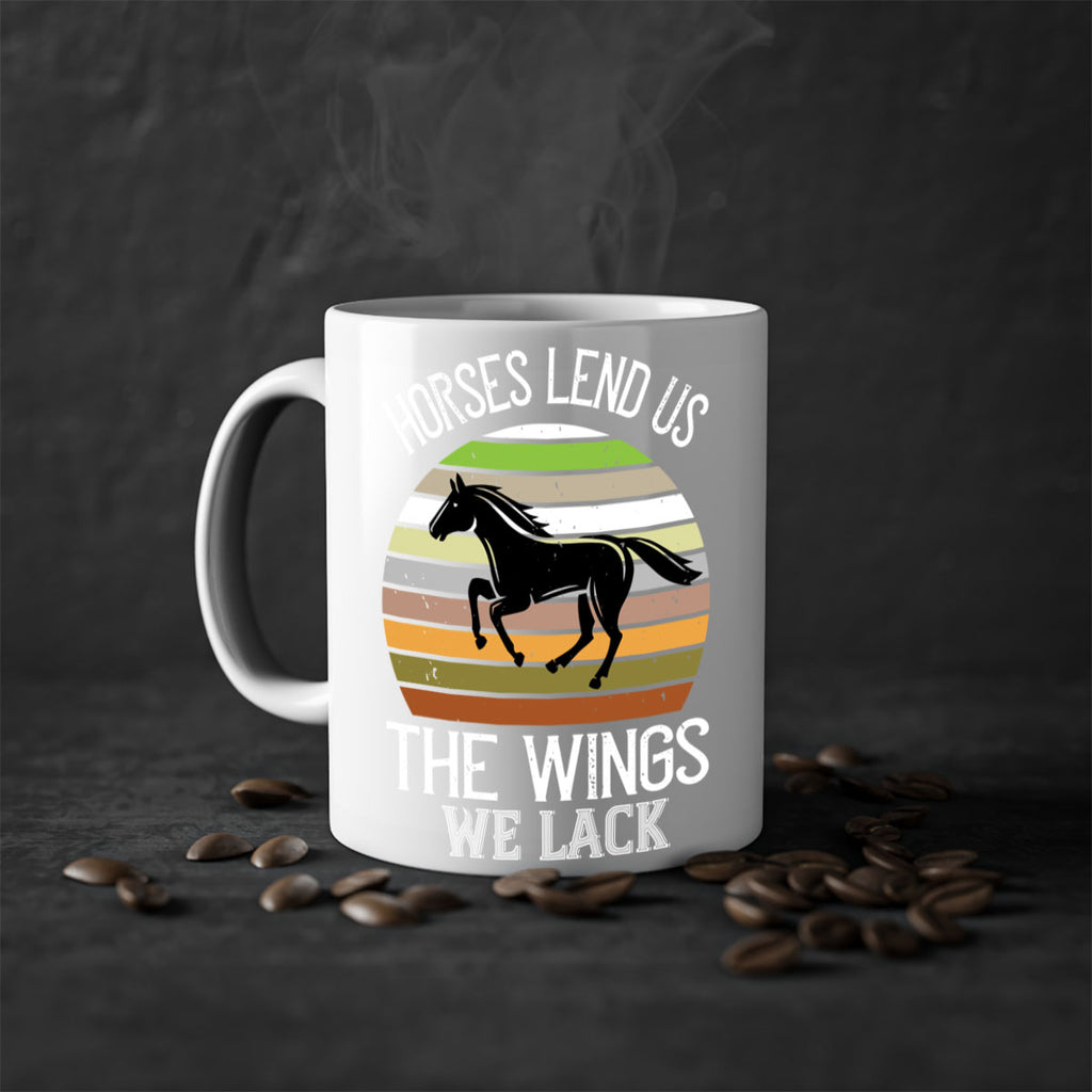 Horses lend us the wings we lack Style 43#- horse-Mug / Coffee Cup
