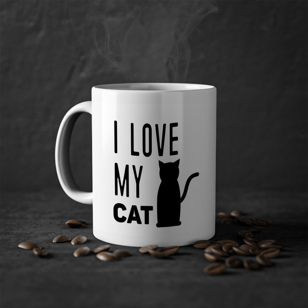 I Love My Cat Style 57#- cat-Mug / Coffee Cup