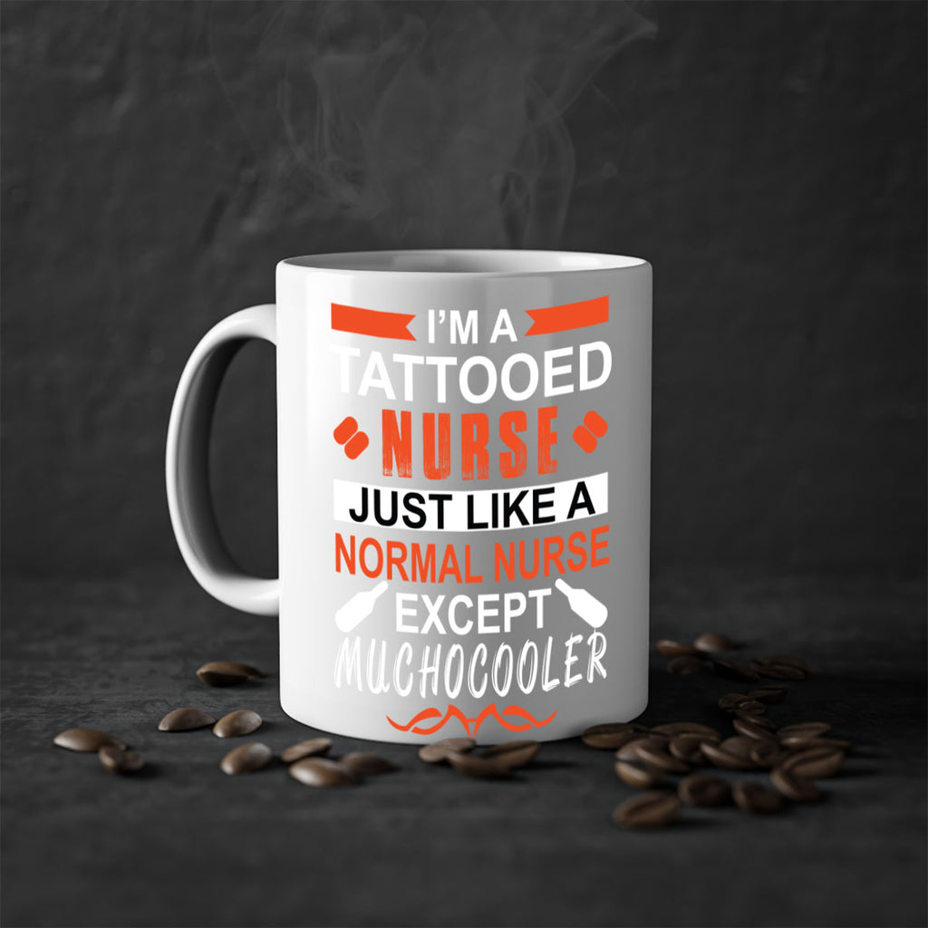 I am tattooed nurse Style 325#- nurse-Mug / Coffee Cup
