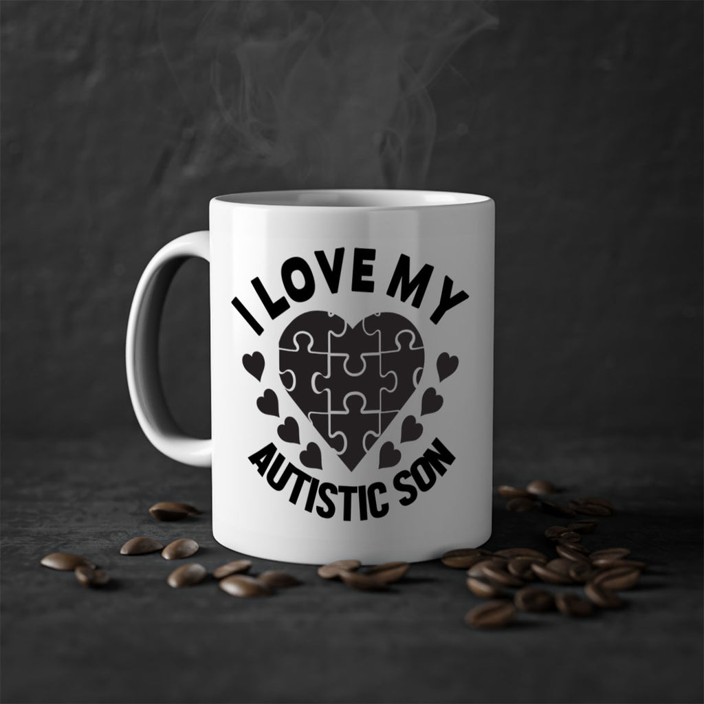 I love my Style 46#- autism-Mug / Coffee Cup