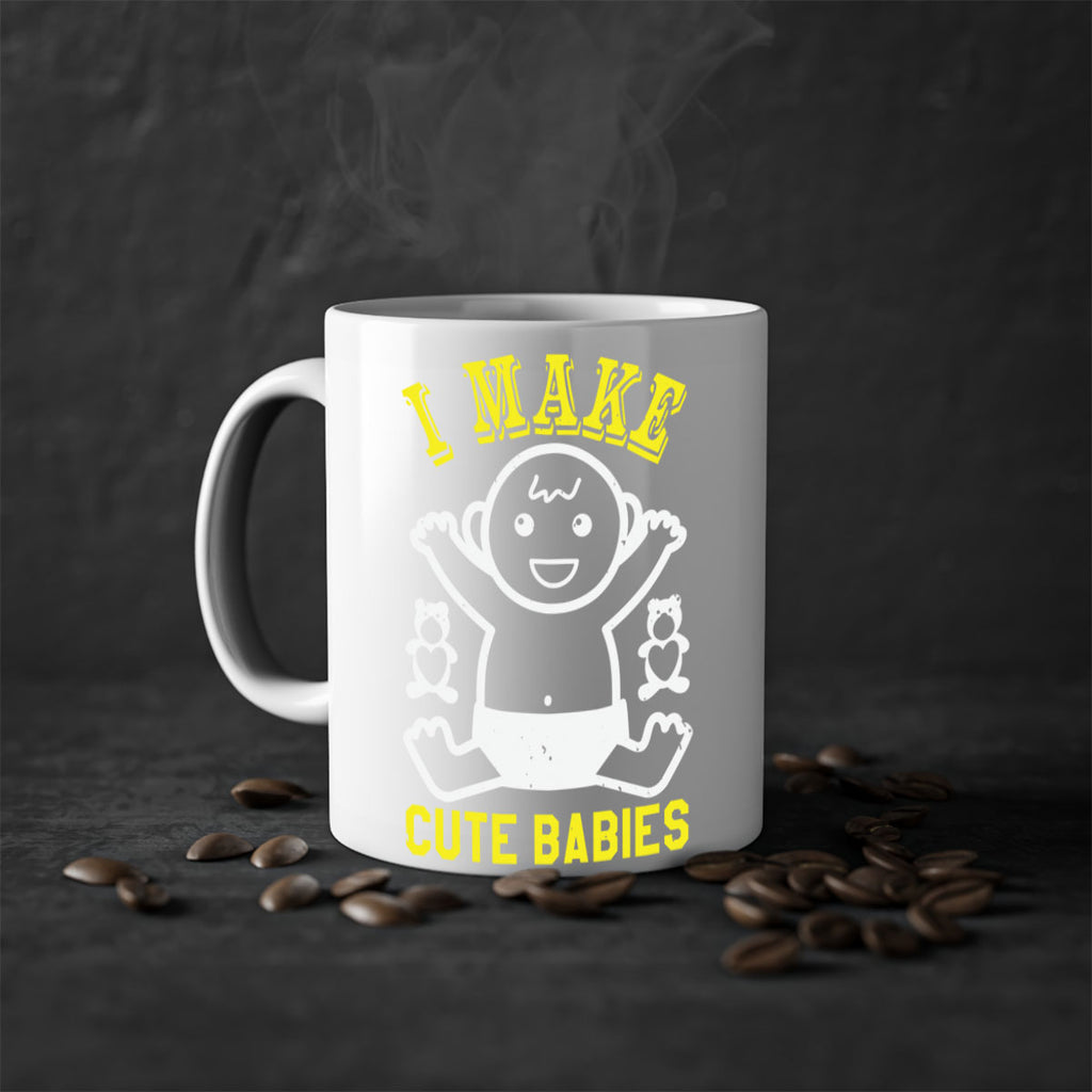 I make cute babies Style 36#- baby shower-Mug / Coffee Cup